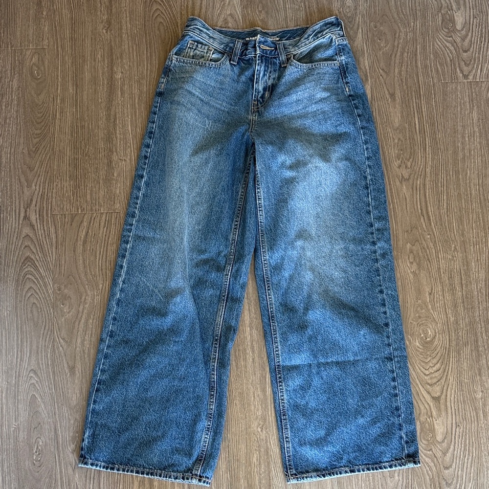 Old Navy Mid-Rise Wow Baggy Jeans Size 0